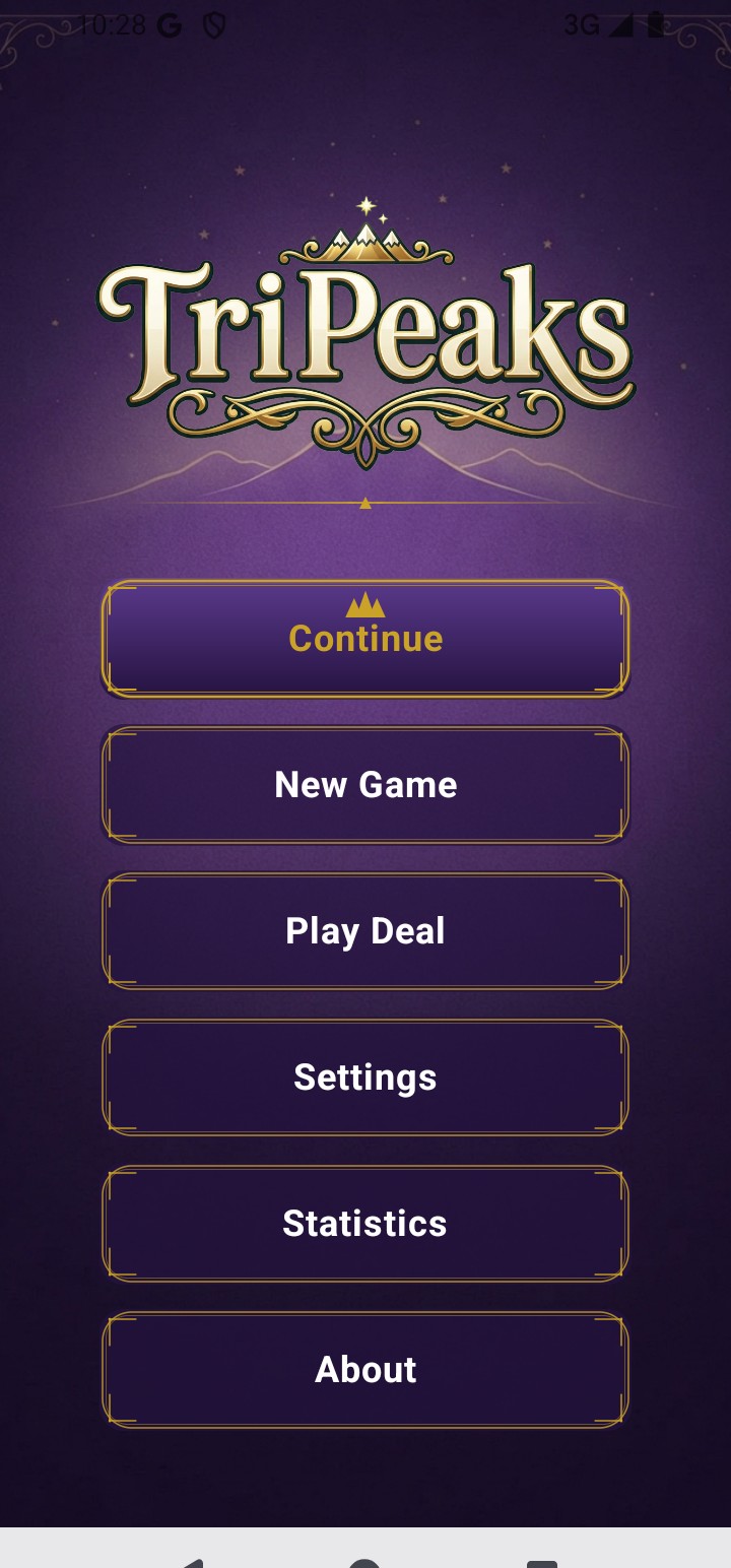 TriPeaks Solitaire Screenshot 1