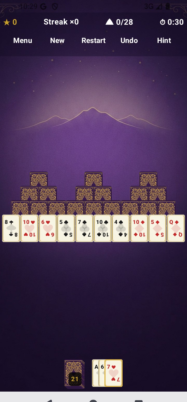 TriPeaks Solitaire Screenshot 2