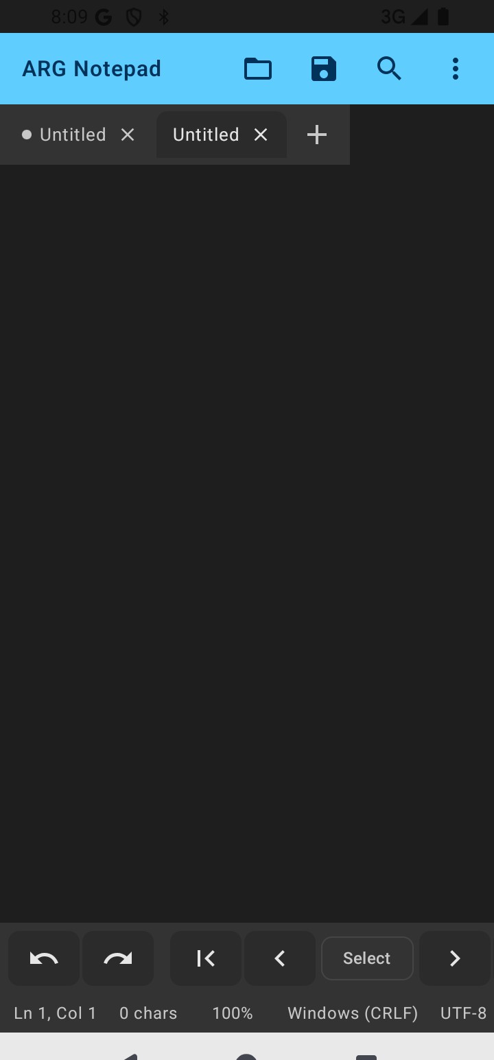 ARG Notepad Screenshot 2