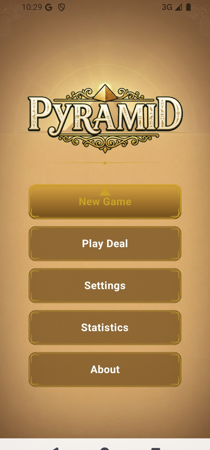 Pyramid Solitaire Screenshot 1